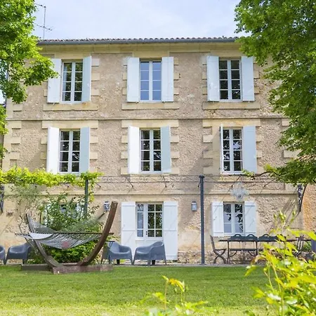 Saint-emilion Chateau Sleeps 16 Pool Wifi Kır Evi Saint-Émilion